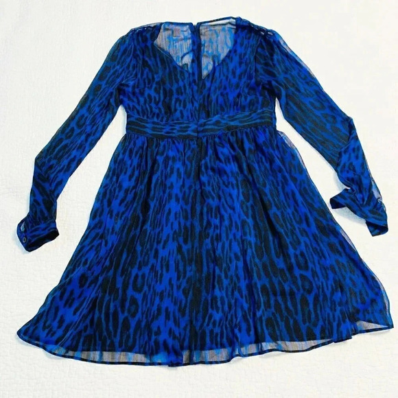 MICHAEL Michael KORS Leopard Print Georgette Dress - Picture 7 of 7